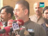 Matter With MQM would be resolved through talks ,Sharjeel Memon