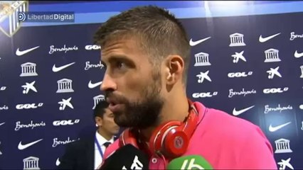 Pique: "El Málaga lo ha hecho muy bien"