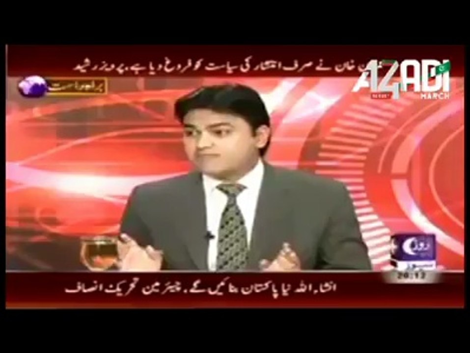 Air Marshal (R) Shahid Lateef Telling a Interesting Fact About PTI & PAT Dharna