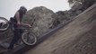BMX Riders Get Huge Air on Dirt Quarterpipes