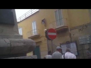 Aversa (CE) - Via Roma, il segnale "rotante" (21.09.14)