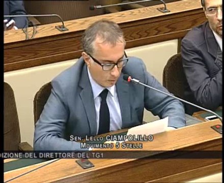 Roma - L’audizione del direttore del Tg1, Mario Orfeo (24.09.14)