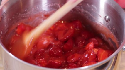 Confiture de fraises maison
