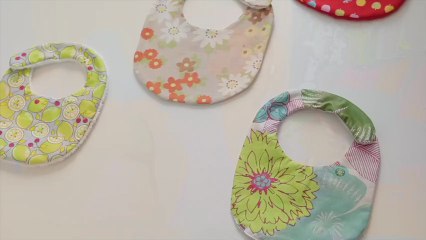 Tuto couture en vidéo : un bavoir mignon et facile à faire
