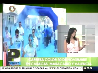 Al menos 5 mil venezolanos participarán en la Carrera Color