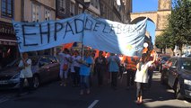 Les salariés des Ehpad dans la rue