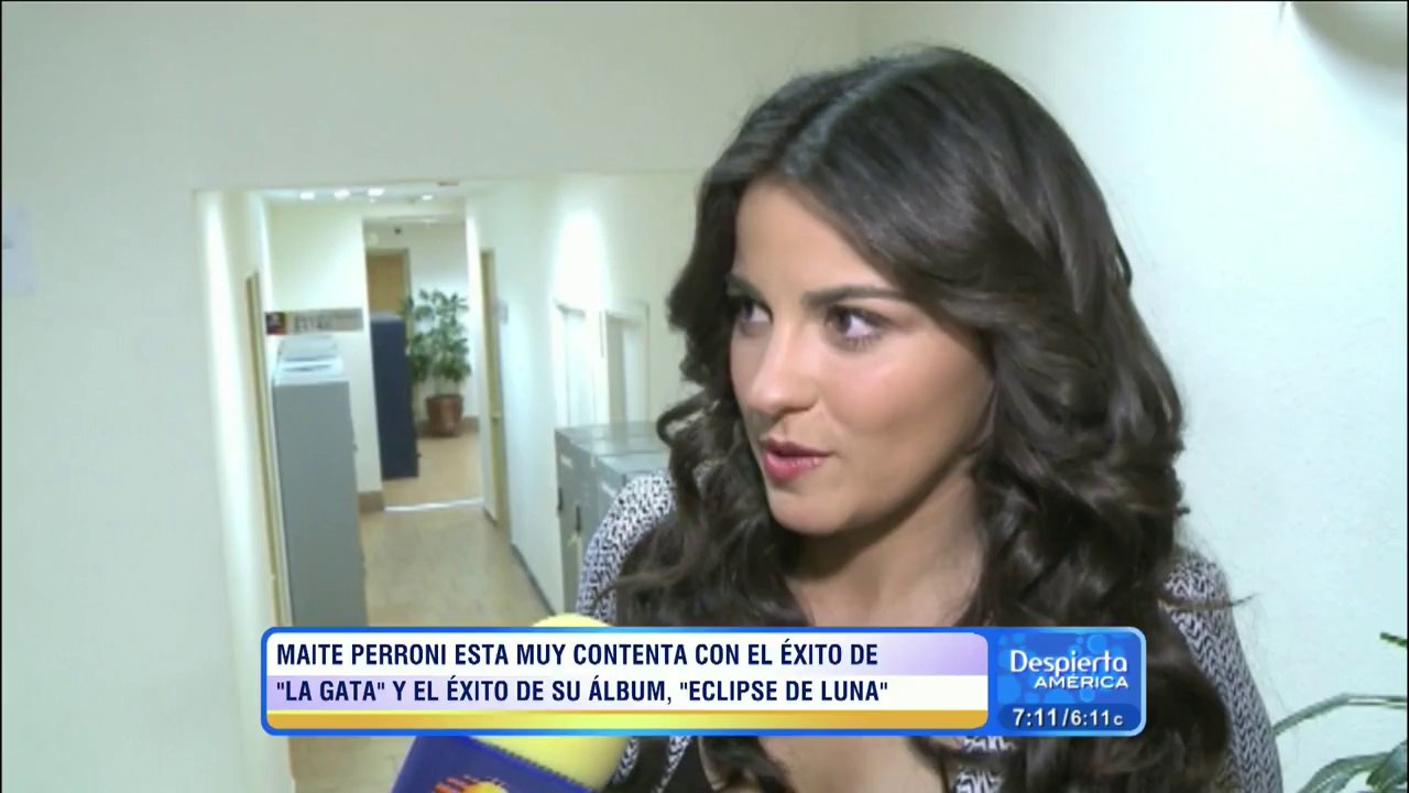 Maite Perroni prepara presentacion en DF