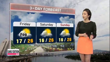 Fall weather takes hold on Korean peninsula