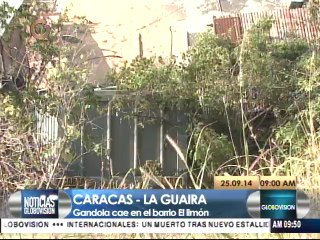 2 muertos tras precipitarse gandola en la Caracas – La Guaira