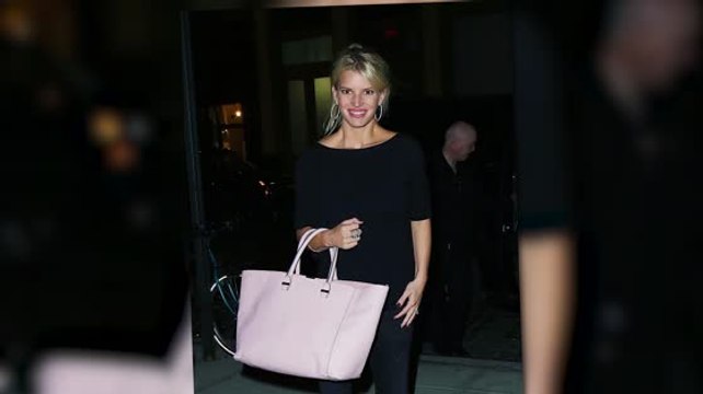 Jessica Simpson Makes A Whistle Stop Trip to New York