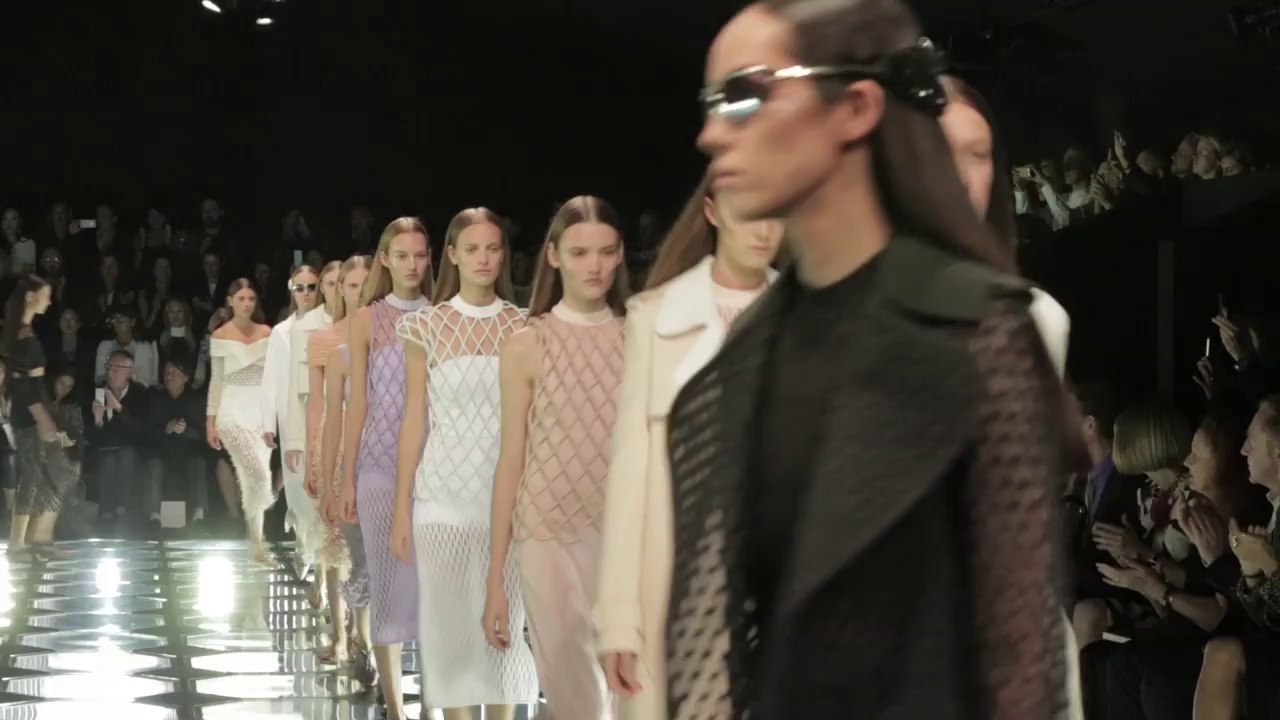 A post-show interview with Alexander Wang at Balenciaga