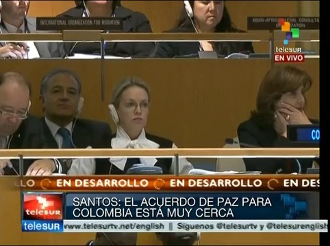 Hacer de Colombia un país en paz: Juan Manuel Santos