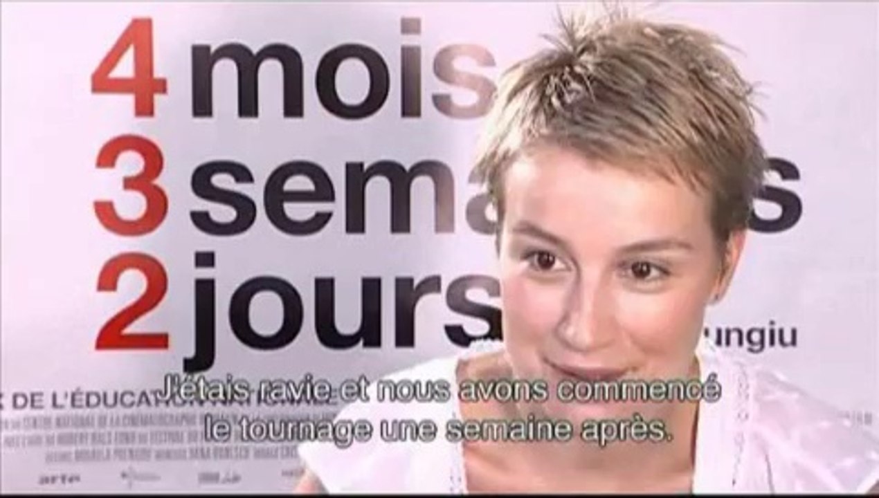 Anamaria Marinca - Interview 1 (VOST)