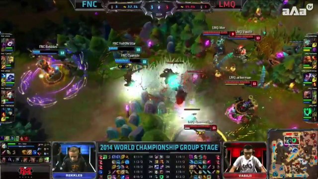 S4WC Day 5 - FNC vs LMQ - Group C - League of Legends