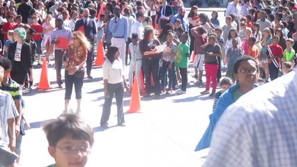 ELEMENTARY SCHOOL FIRE DRILL IN DC