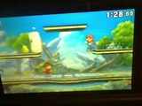 Mario VS Animal Crossing Villager In A Super Smash Bros. For Nintendo 3DS Demo Match / Battle / Fight