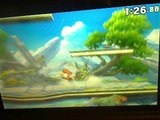 Mario VS Link In A Super Smash Bros. For Nintendo 3DS Demo Match / Battle / Fight