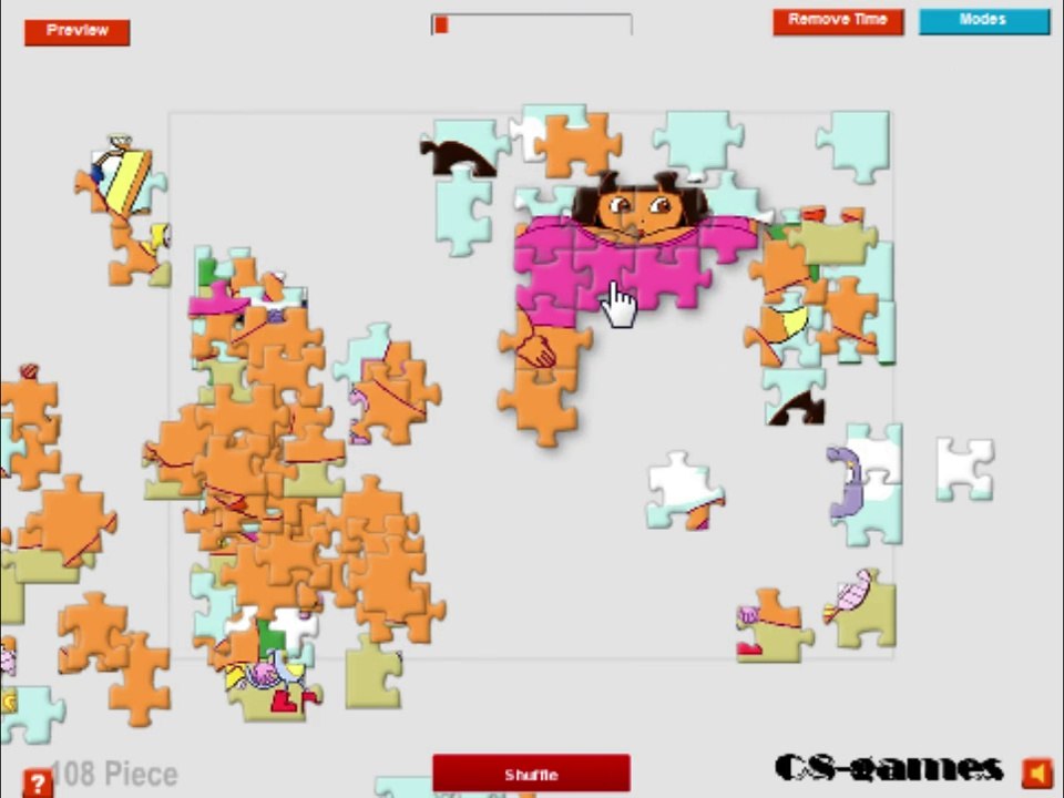 Dora The Explorer Balloon Dora Jigsaw Let's Play / PlayThrough / WalkThrough Part #3