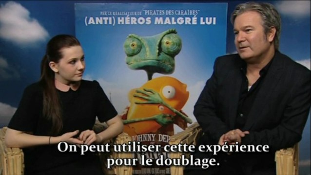 Rango - Interview de Gore Verbinski et Abigail Breslin