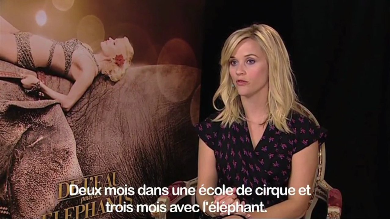 De l'eau pour les éléphants - Interview de Reese Witherspoon