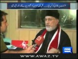Dr. Tahir Qadri responds to criticism on him for putting handkerchief on his nose while visiting Worker's Tents