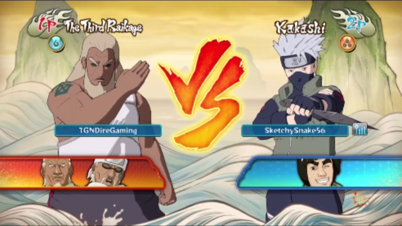 Kakashi VS Third Raikage In A Naruto Shippuden Ultimate Ninja Storm Revolution Ranked Xbox Live Match / Battle / Fight