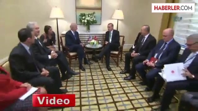 Erdoğan ABD Başkan Yardımcısı Biden'la Görüştü