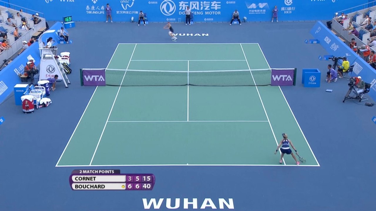 Wuhan: Bouchard behält die Kontrolle