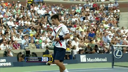 2007-09-09 US Open Finał - Federer vs Djokovic (highlights HD)