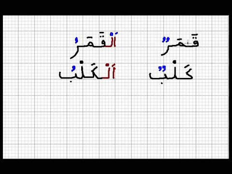 Leçon 13 - Vidéo 3 - Les lettres lunaires - الـحـروف الـقـمـريـة