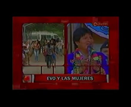 Evo Morales menosprecia a la Mujer Boliviana