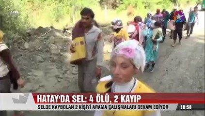 Hatay Erzin'e kaplıca tatili için gelen 7 kişi sulara kapılarak kayboldu
