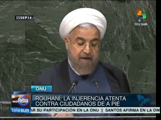 Rohani criticó a países que han financiado a mercenarios