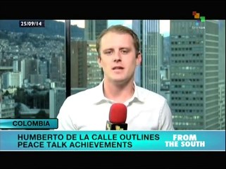 Colombian gov't points to peace talk results