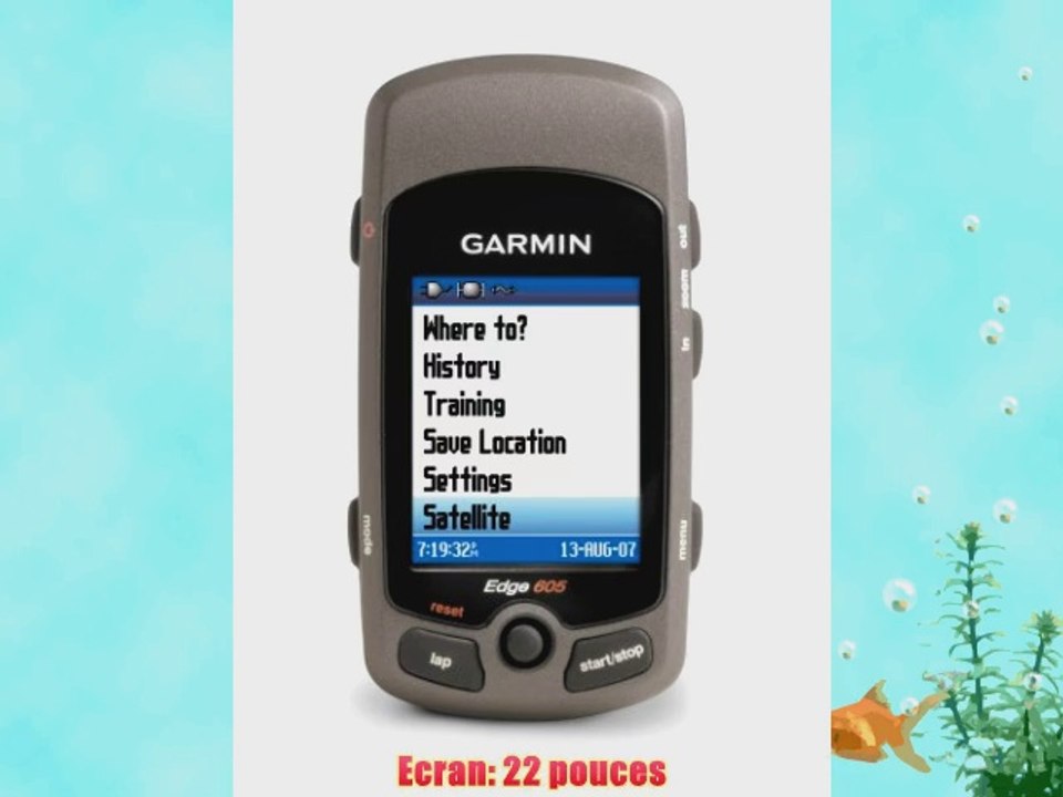 Garmin Edge 605 GPS Velo Ecran 22