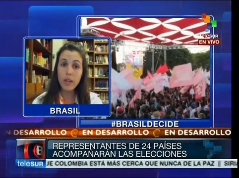 Brasil: representantes de 24 países acompañarán las elecciones