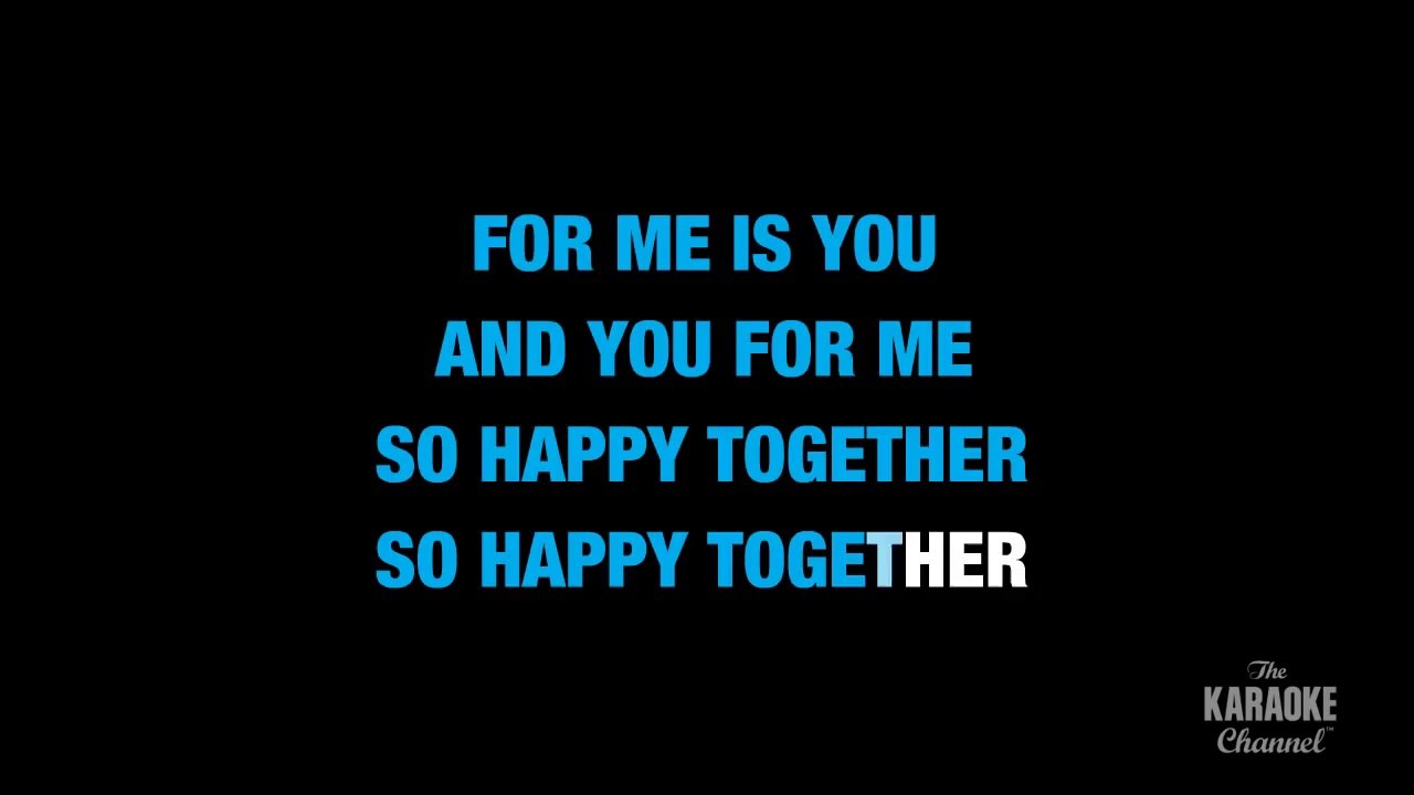 Happy Together in the Style of _The Turtles_ with lyrics (no lead vocal)