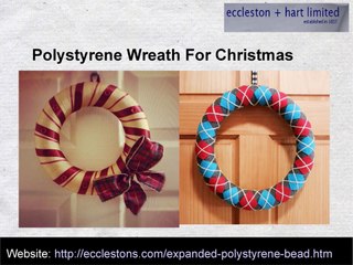 Polystyrene Decoration Crafts For Christmas