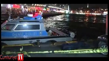 Galata Köprüsü'nün altından kadın cesedi çıktı