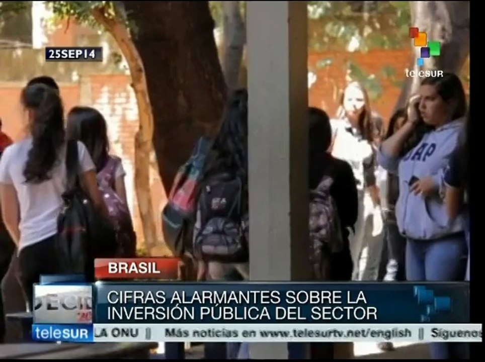 Brasil: docentes de Minas Gerais cuestionan modelo educativo de Neves