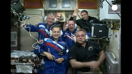 Safe docking for first Russian woman on board ISS