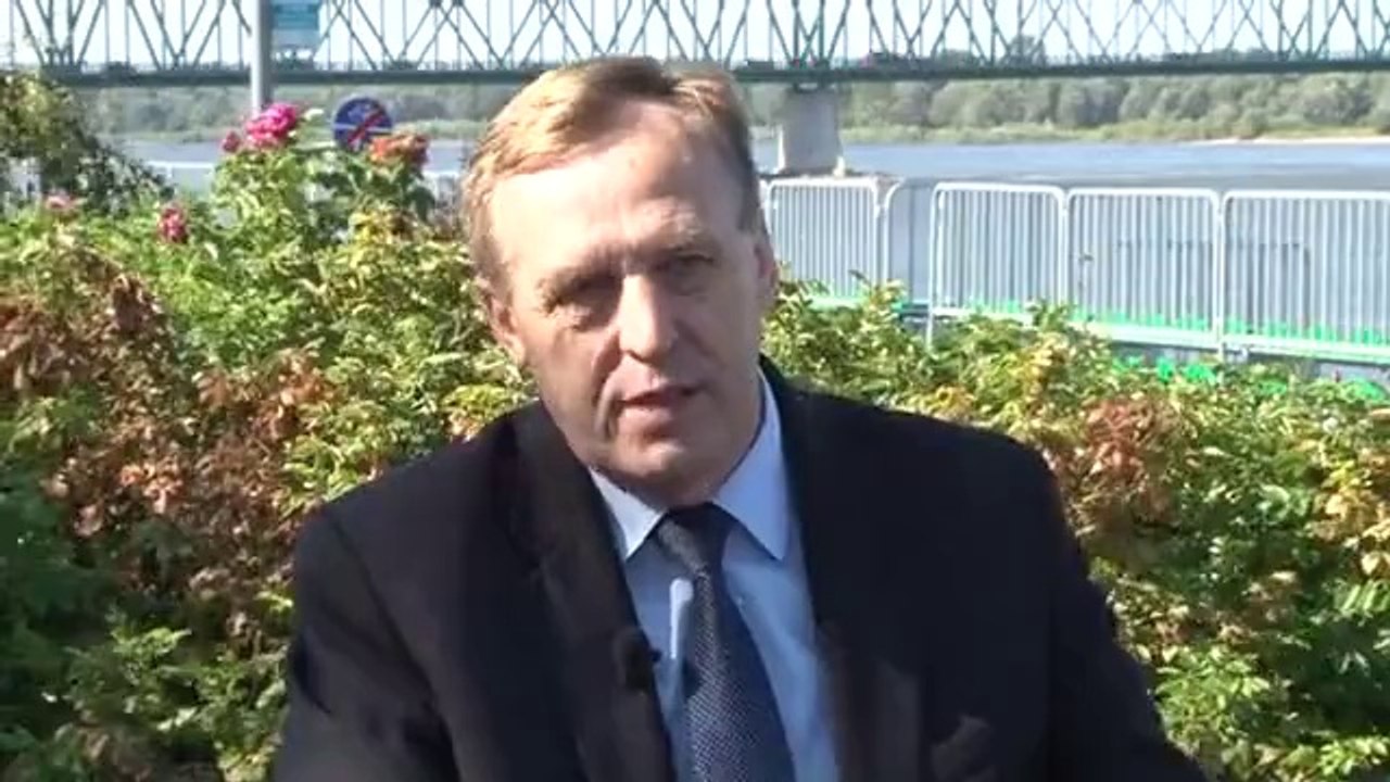 Prezydent Włocławka Andrzej Pałucki i Starosta Włocławski Kazimierz Kaca w studiu Telewizji Kujawy