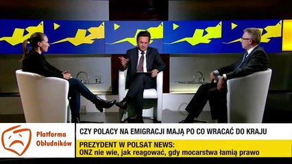 Paweł Budrewicz vs Agnieszka Pomaska - Emigracja Polaków (25.09.2014)