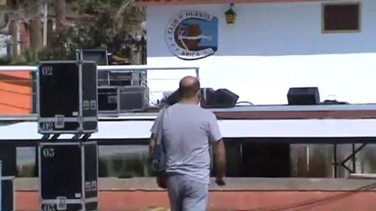 Día que transmitimos el Nacional de cueca en Arica junio de 2014