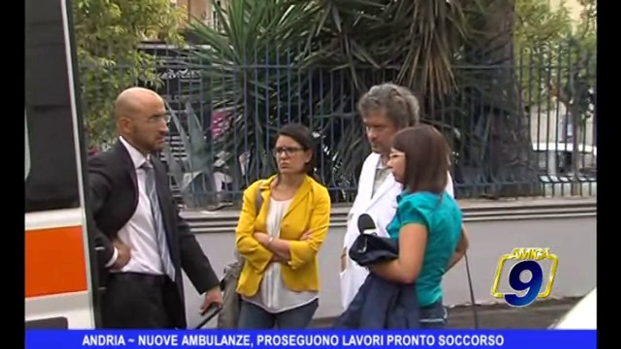 ASL BAT | Nuove ambulanze, proseguono lavoro al pronto soccorso di Andria