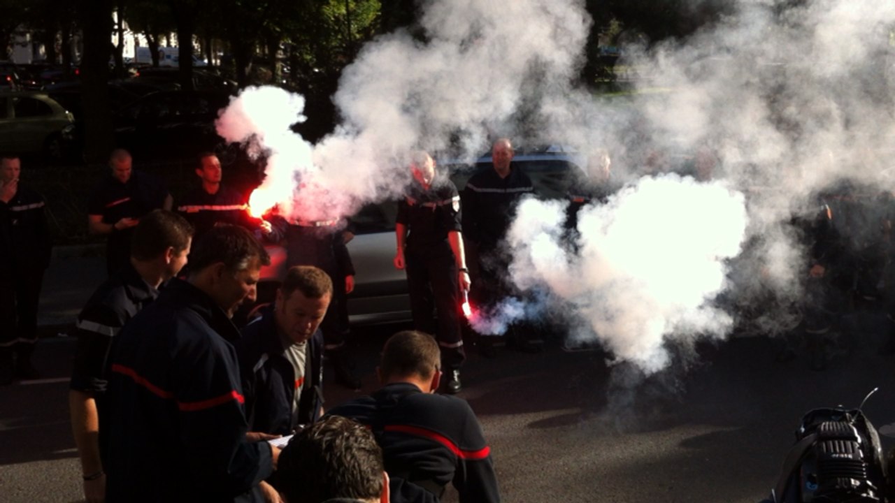 Les pompiers en colère