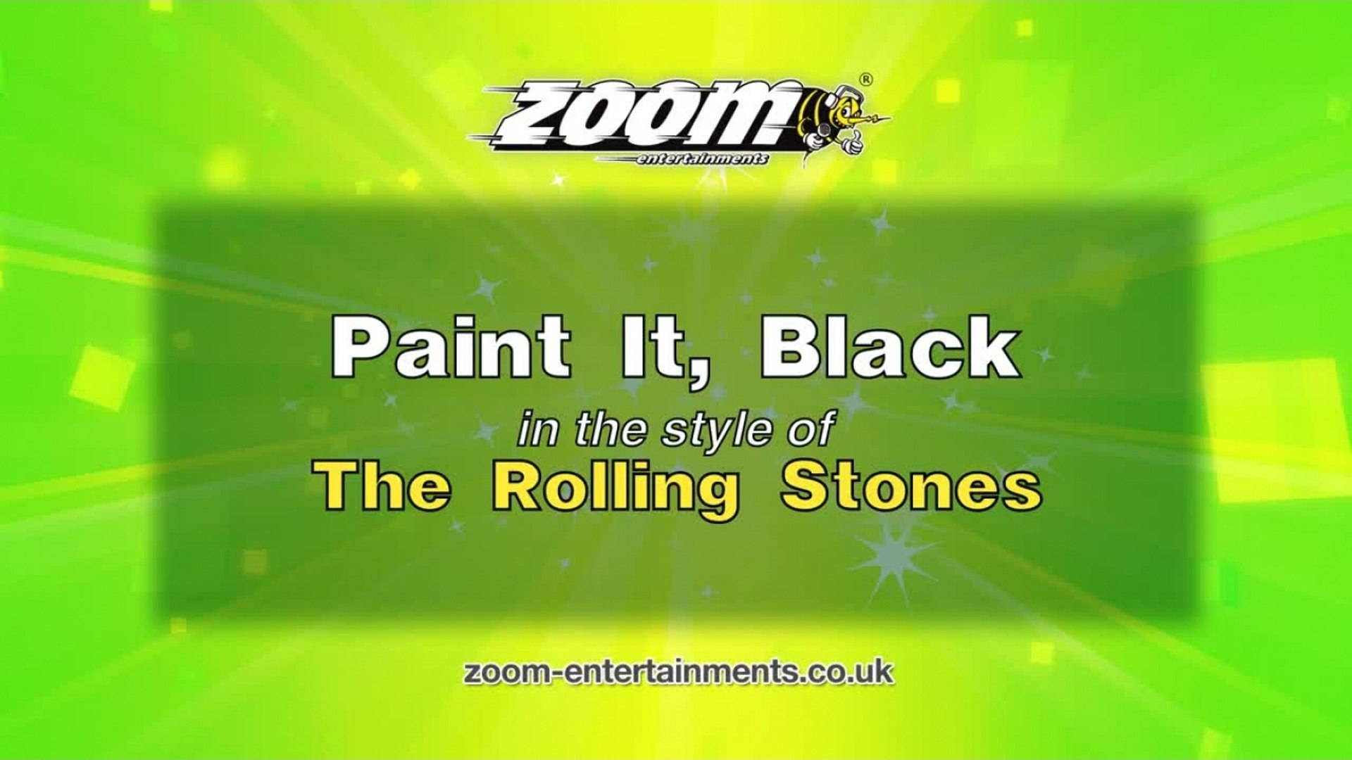 Zoom Karaoke - Paint It, Black - The Rolling Stones - video Dailymotion