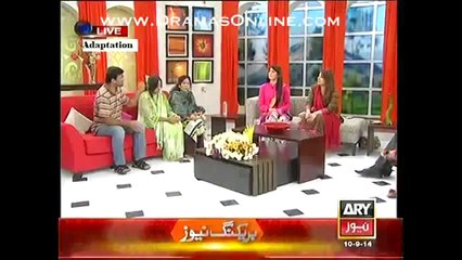 Serious Fight between a Man and Sanam Baloch in a Live Morning Show