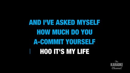 It's My Life in the Style of _No Doubt_ with lyrics (no lead vocal)