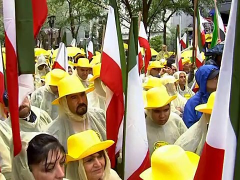 Президента Ирана встретили протестом в США